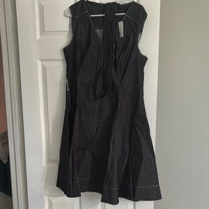 Gray A-Line Knee-Length Dress Brand new